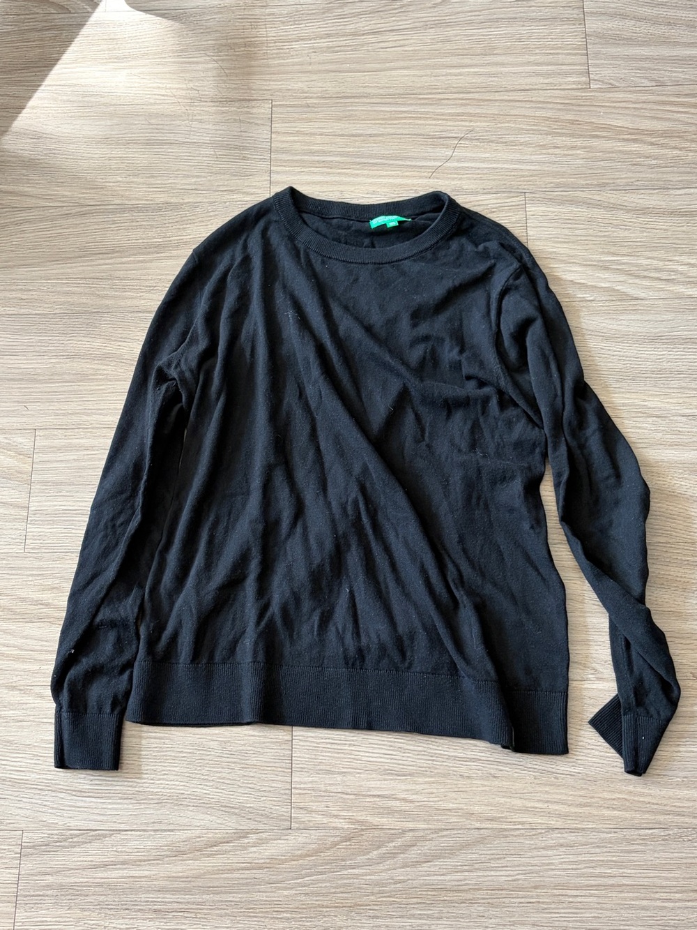 United Colors Of Benetton Black Women's Crewneck Sweater